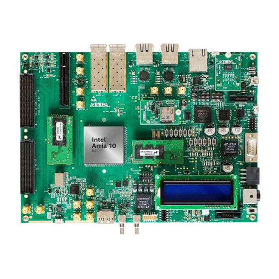Intel Arria 10 SX User Manual