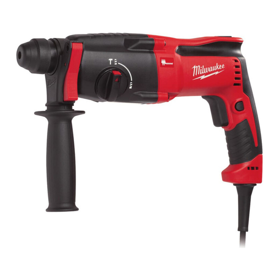 Milwaukee PFH 26 Original Instructions Manual