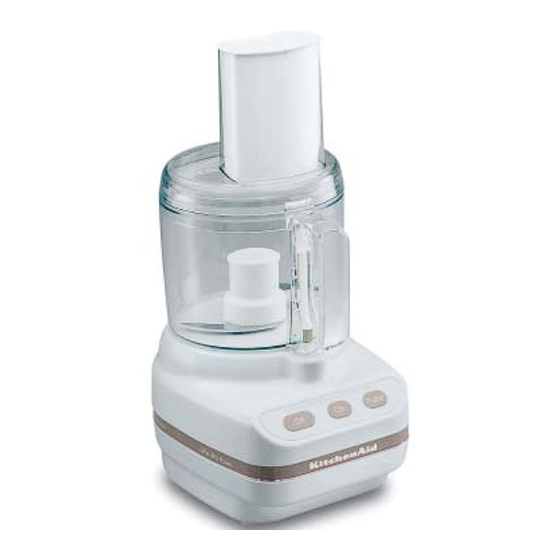 KitchenAid 5 CUP FOOD PROCESSOR Instructions And Recipes Manual