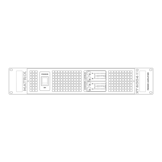 Matrix Amplification XT2004EQ User Manual