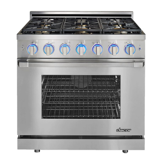 Dacor Renaissance RNRP36GS Installation Instructions Manual