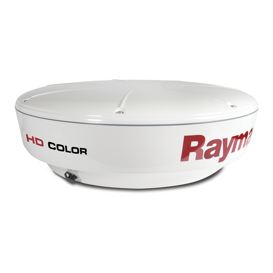 FLIR Raymarine HD DIGITAL RADOME Installation Instructions Manual