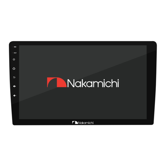 Nakamichi NAM5420 Car Audio Receiver Manuals
