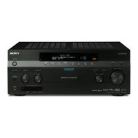 Sony STR-DA5300ES - Multi Channel Av Receiver Technical Bulletin