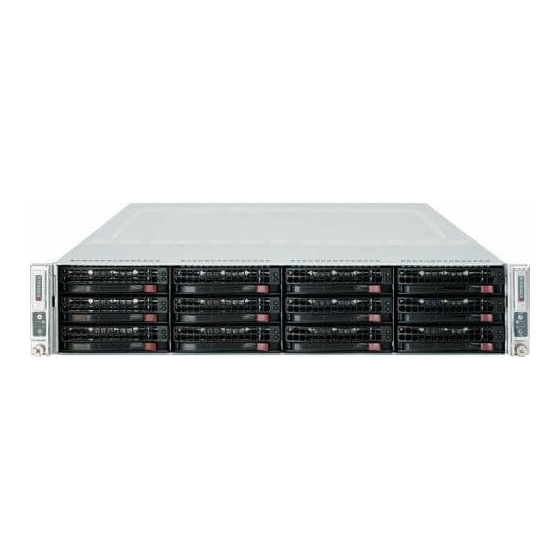 Supermicro SUPERSERVER 6028TP-DNCR Manuals