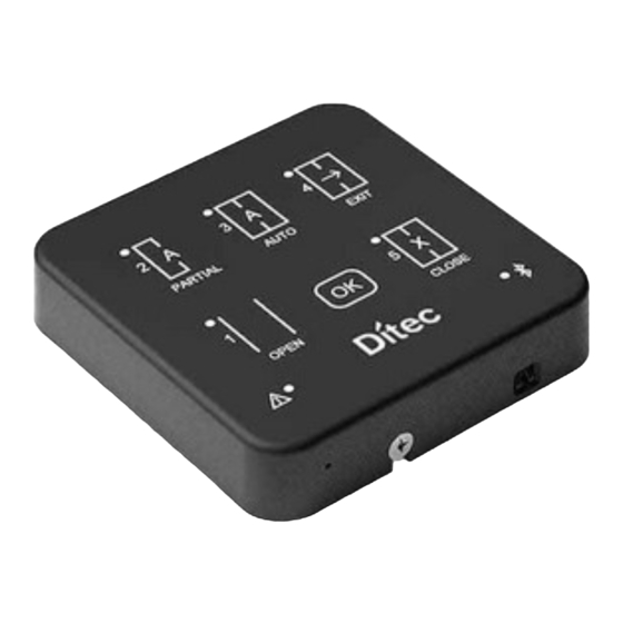 DITEC COM502ES Quick Reference