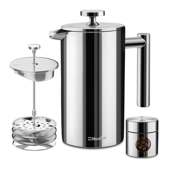 Mueller FRENCH PRESS MU-SSHYDPRESS Manual