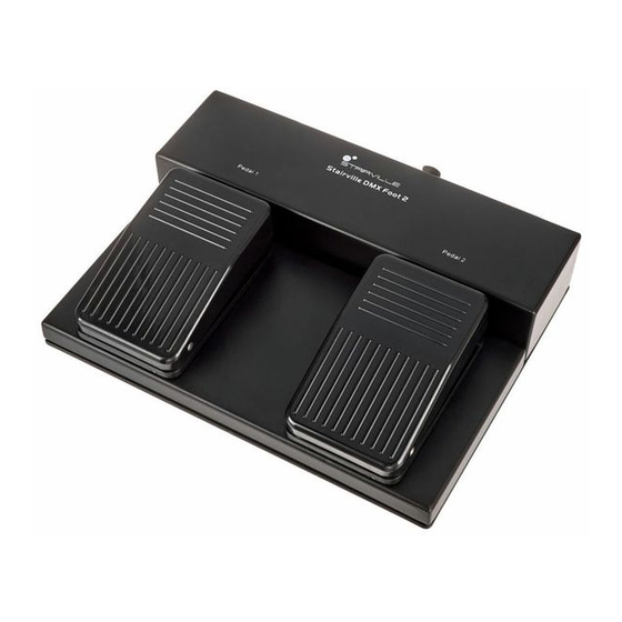 thomann STAIRVILLE DMX Foot 2 User Manual