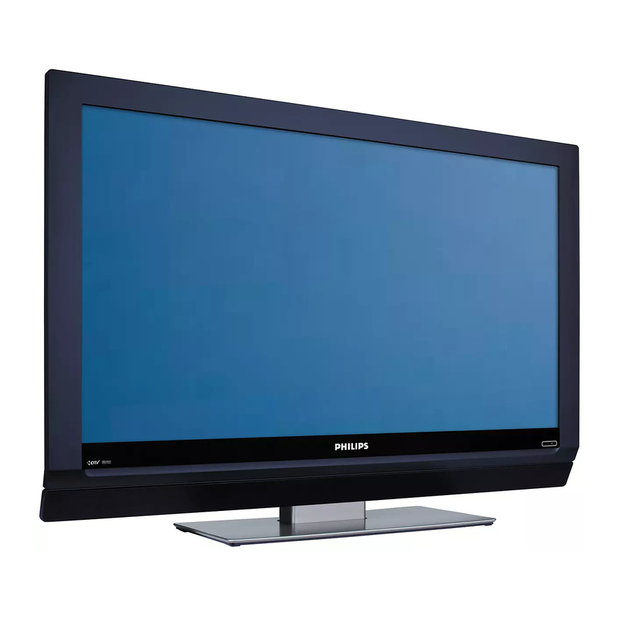 Philips 37PFL5322D - LCD TV - 720p Manual