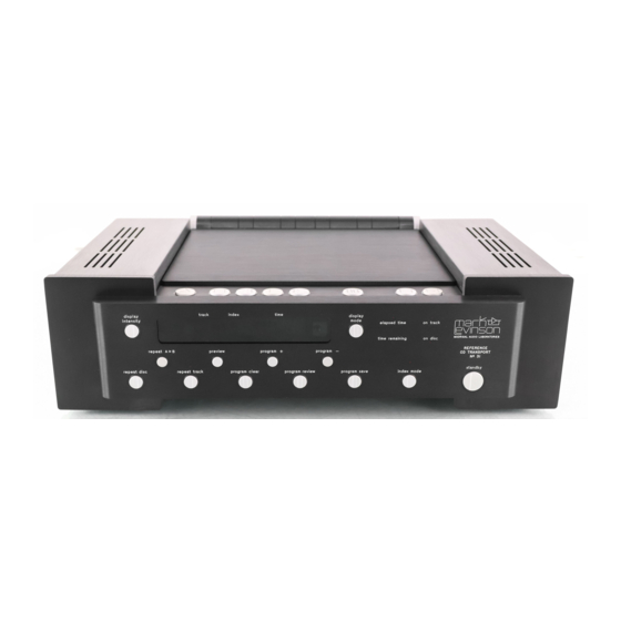 Mark Levinson 31 Manual