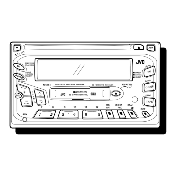 JVC KW-XC550 Manuals