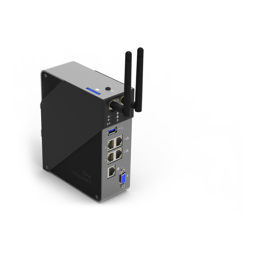ESA AUTOMATION EW900 Quick Start Manual