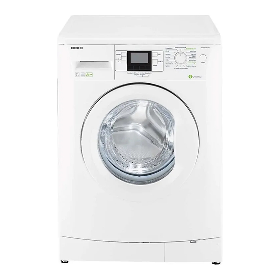 Beko WMB 81643 LW Installation & Operating Instructions And Washing Guidance