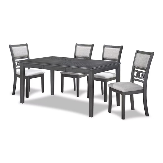 New Classic Furniture GIA D1701-160 Assembly Instructions