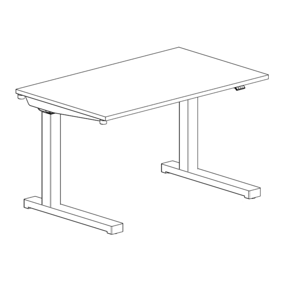 User Manuals: MDD Compact Drive CDR Height Desk