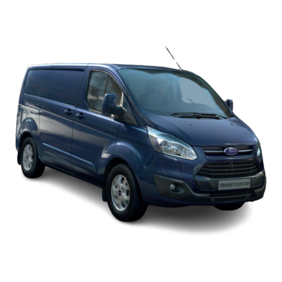 VISTEON TOURNEO CUSTOM Owner's Manual