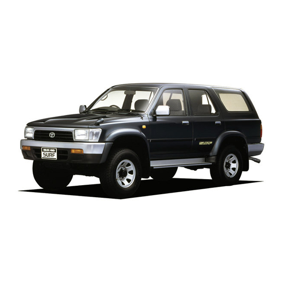 Toyota Hilux Surf 1993 Owner's Manual