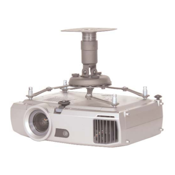 Premier Mounts Universal Projector Mount PBC-UMS Technical Specifications