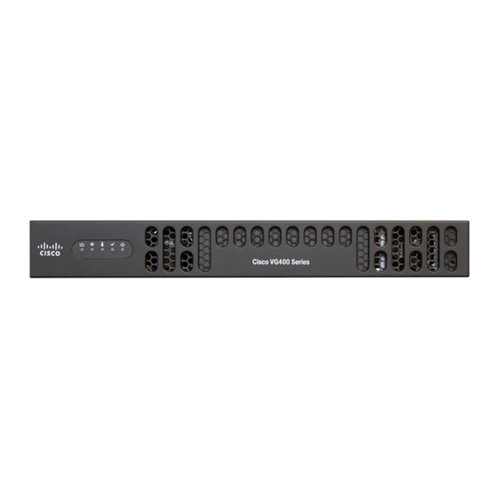 Cisco VG400 Installing