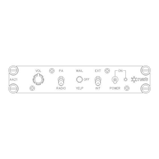 Nat AA21-400 Manuals