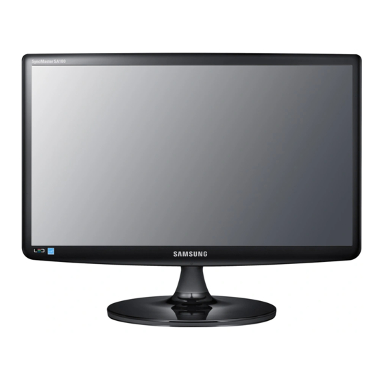 Samsung SyncMaster S19A100N Manuals