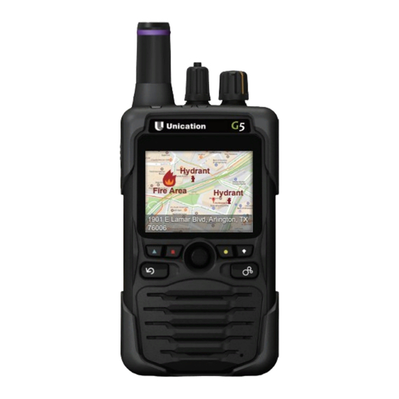 unication G Series Quick Manual