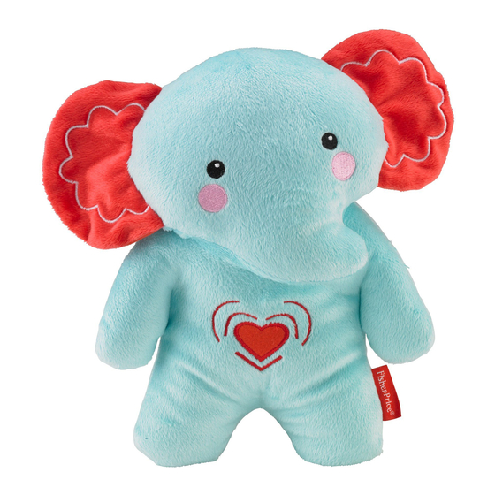 Fisher-Price Calming Vibrations Cuddle Soother Soothe baby Manual