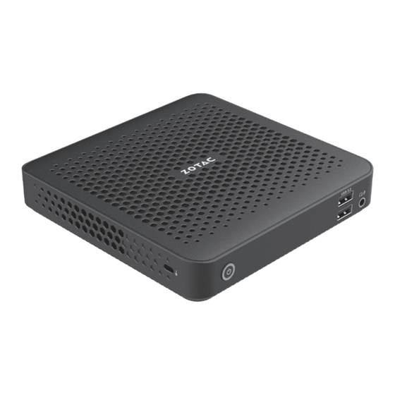 Zotac ZBOX MI672 User Manual