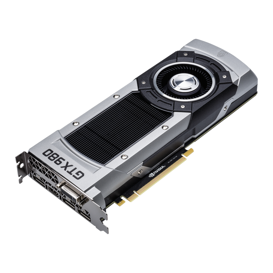 NVIDIA GeForce GTX 980 - Graphics Card Manual