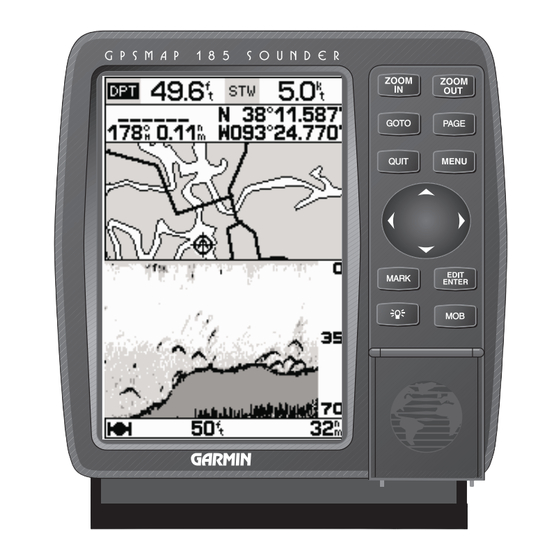Garmin GPSMAP 185 Sounder Specification