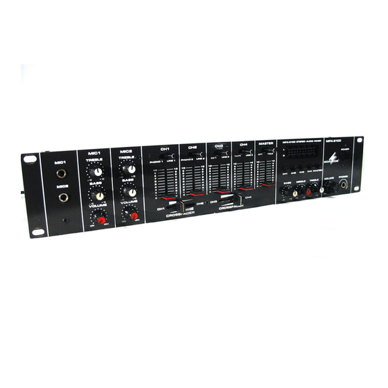 Monacor MPX-6100 Instruction Manual