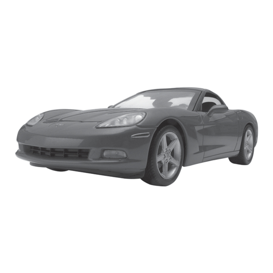 REVELL 05 Corvette C6 Manual