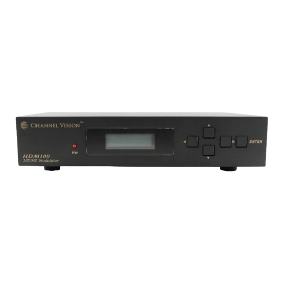 Channel Vision HDM100 User Manual