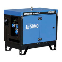 SDMO Diesel 6000 E Instruction And Maintenance Manual