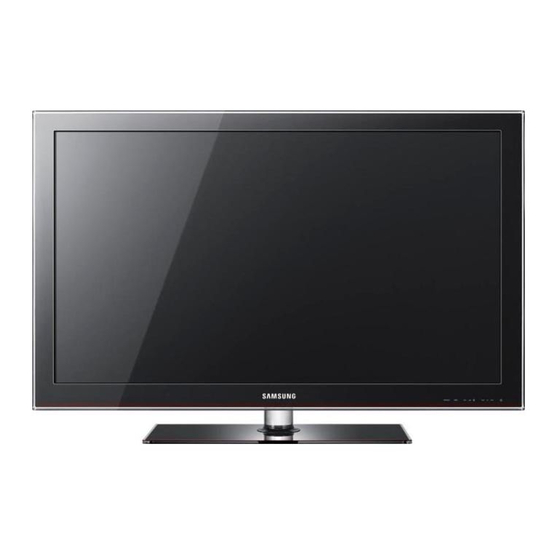Samsung LE32C550J1W Quick Setup Manual