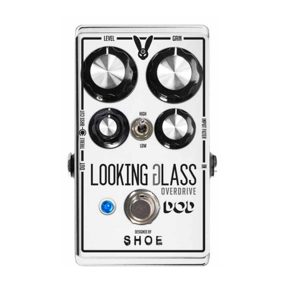 DOD LOOKING GLASS OVERDRIVE Quick Start Manual