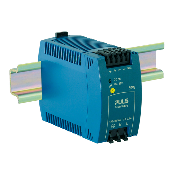Puls MiniLine ML50 Series Instruction Manual