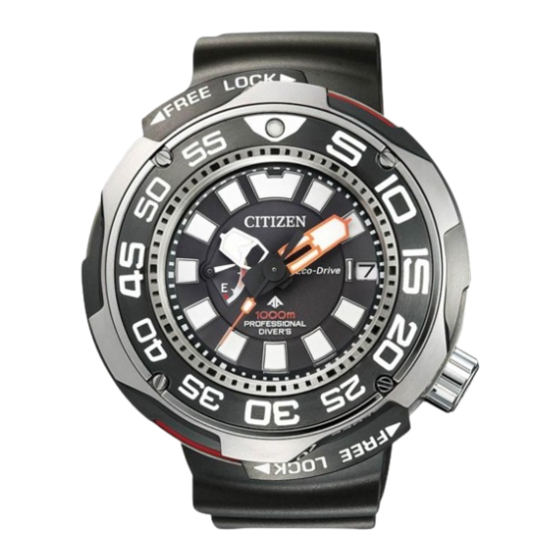 Citizen Eco-Drive GL117B Instruction Manual