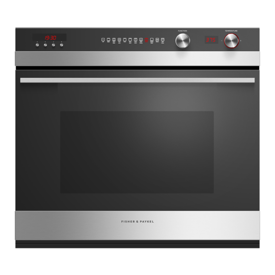 Fisher & Paykel AeroTech OB30SDEPX3 Quick Start Manual