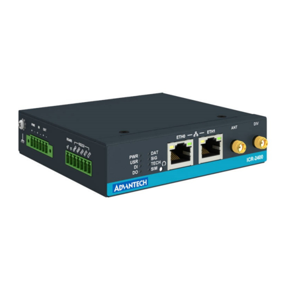 Advantech ICR-2437 User Manual