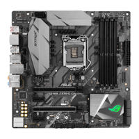 Asus ROG STRIX Z370-G GAMING Quick Start Manual