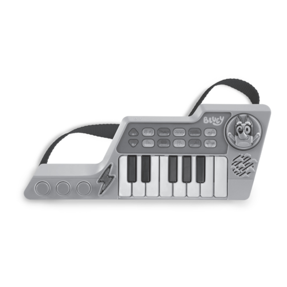 VTech BLUEY Bluey's Keytar Instruction Manual