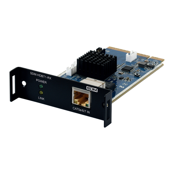 CYP SDM-HBT1-RX Manuals