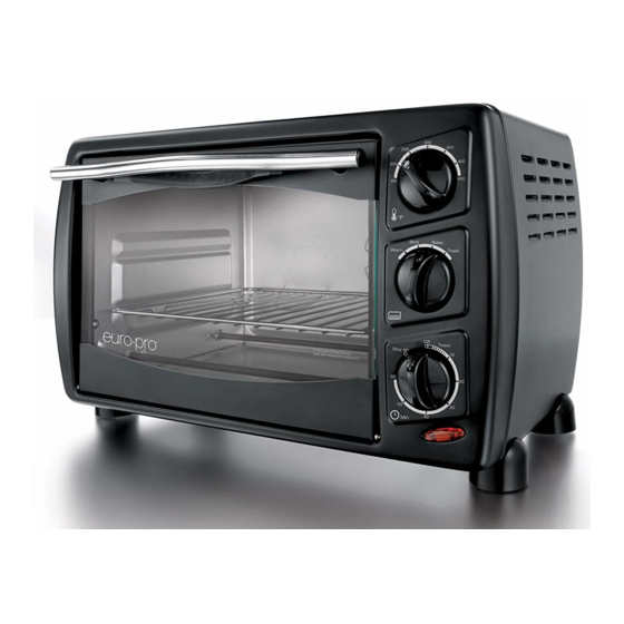 Euro-Pro TO140 Toaster Oven Manuals