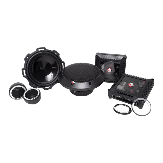 Rockford Fosgate T1650-S Installation & Operation Manual