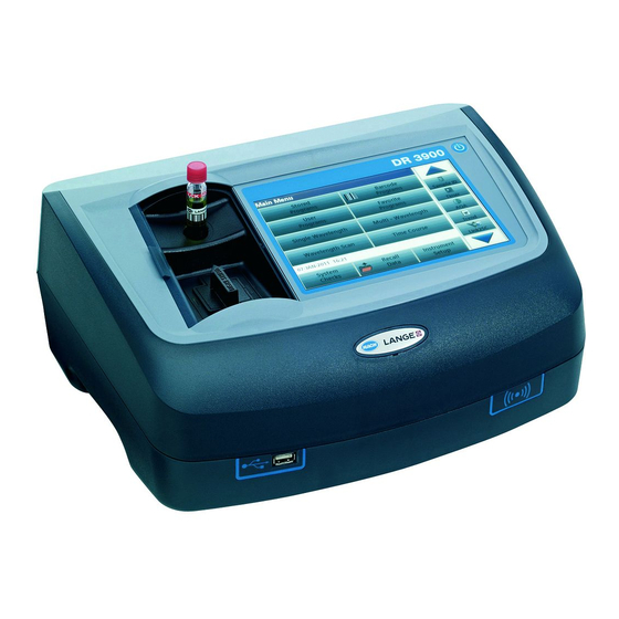 HACH LANGE DR 3900 Quick Reference Manual
