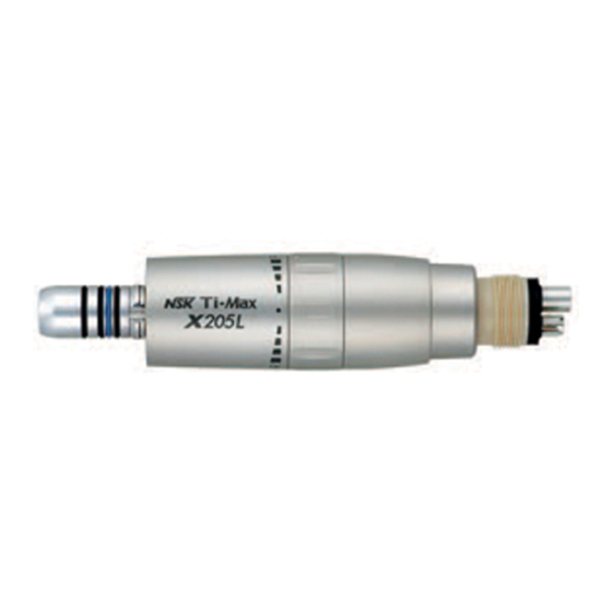 NSK Ti-Max X205L Operation Manual