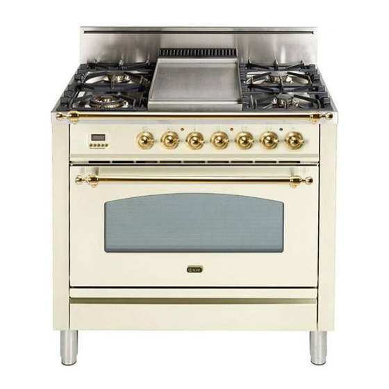 User Manuals: ILVE Professional Series Range Cooker