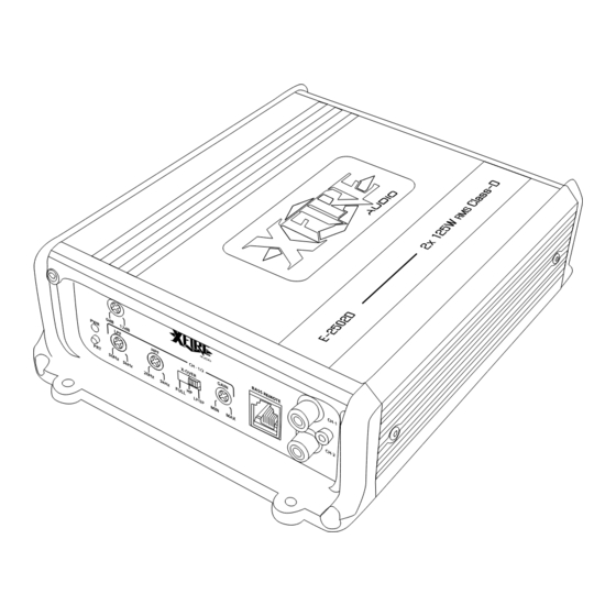 XFIRE AUDIO E-2502D Owner's Manual