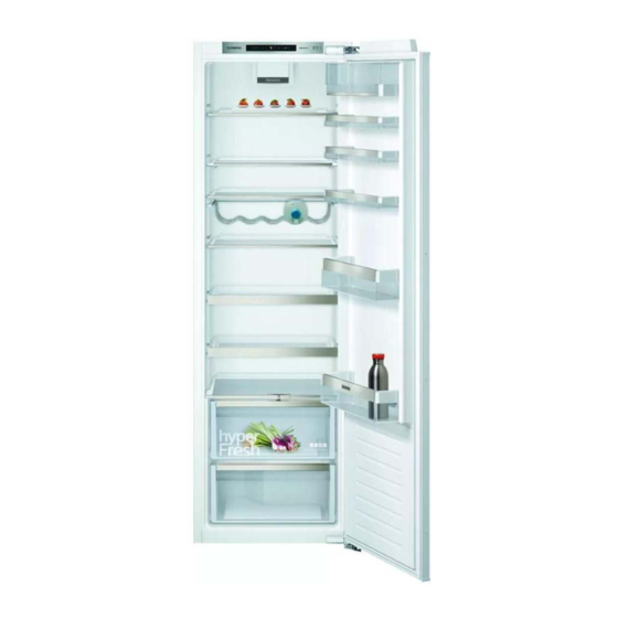 Siemens KI81RAFE0 User Manual